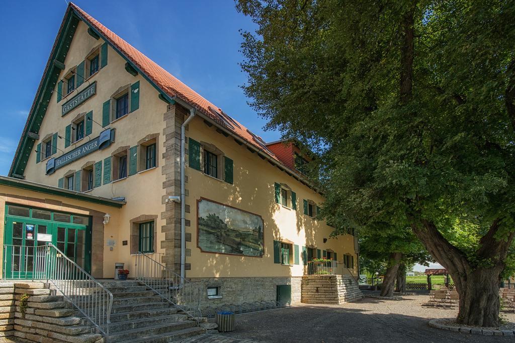 Gastwirtschaft & Hotel Hallescher Anger Naumburg (Saale) Exterior foto